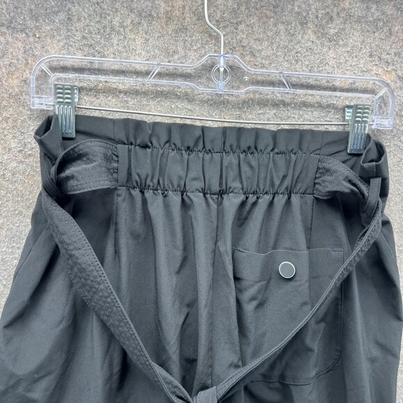 Athleta Skyline Pants II Women 6 Black Pull On Stretch Tapered Trouser Cotton - Picture 3 of 10